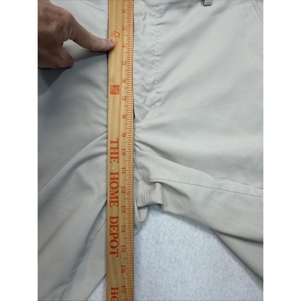 Nike Golf Mens Cargo Shorts Sz 36 Dri-Fit Style 401501-010 cream Stretch Poly - Picture 7 of 16
